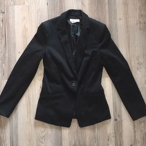 H&M Slim Fit, Fitted Blazer // Black